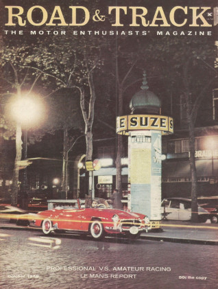 ROAD & TRACK 1958 OCT - MG R-TYPE, MONZA, LEMANS